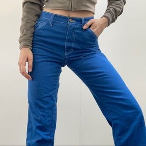 Size 24 Blue Dickies Cargo Pants